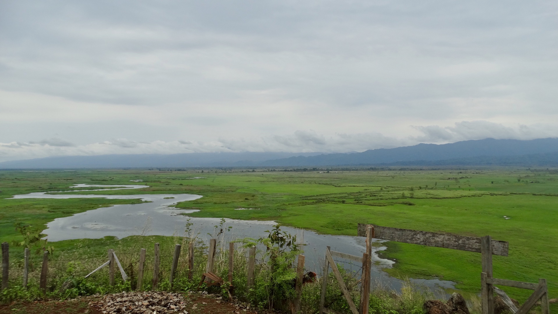 Walking near Lonton, Indawgyi Lake, Myanmar