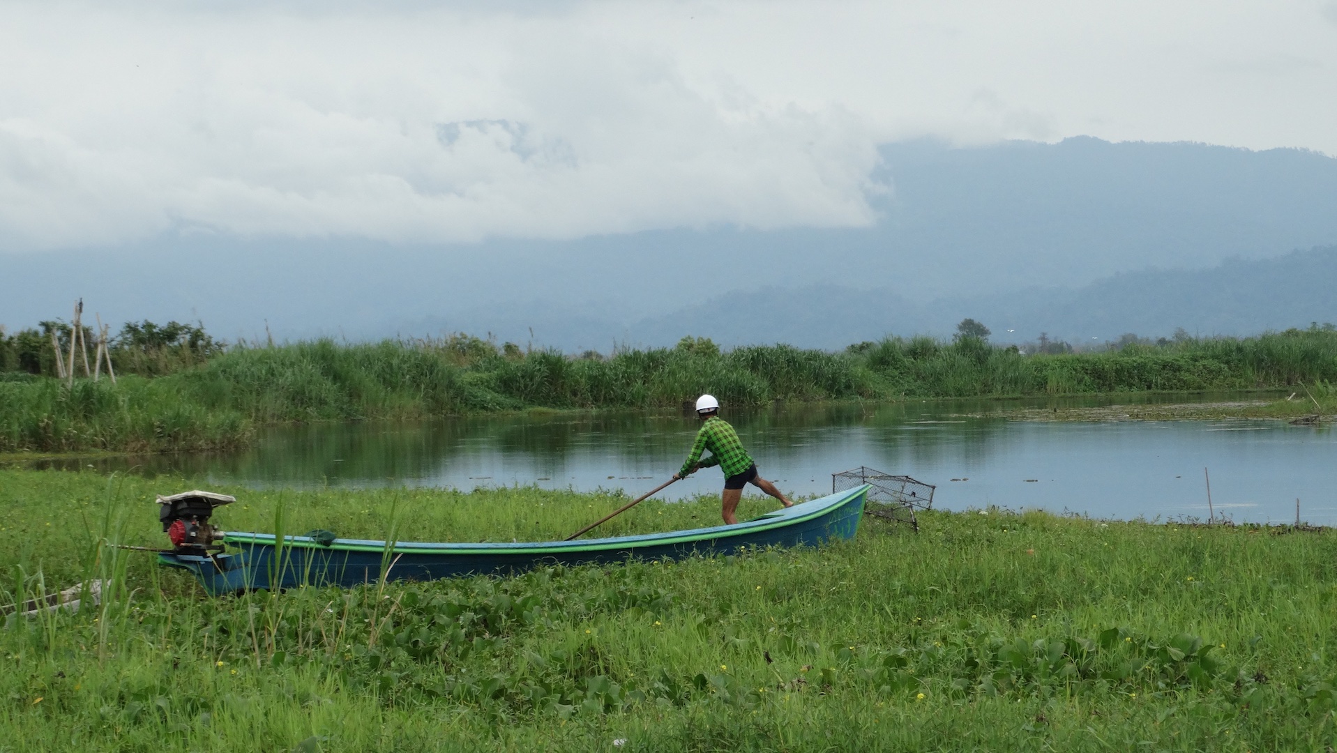 boatman, Indawgyi Lake, Myanmar