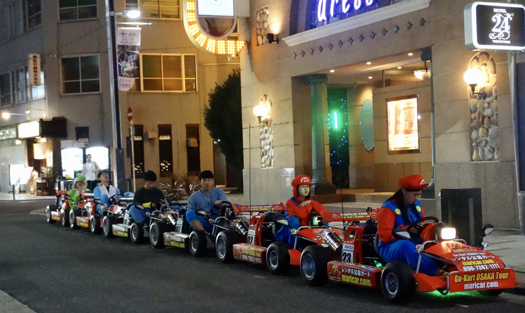 Mario Kart tour, Osaka, Japan