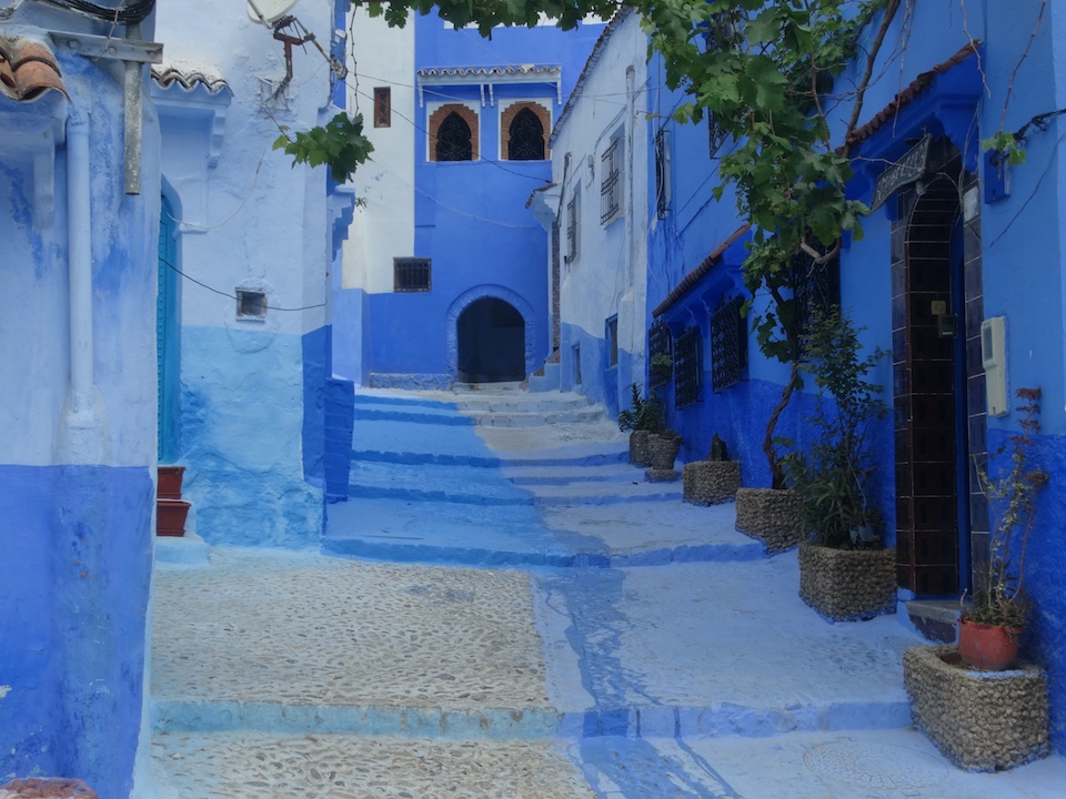 Street in Chefchaouen, Morocco