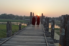 U Bein Bridge, Amarapura, Myanmar