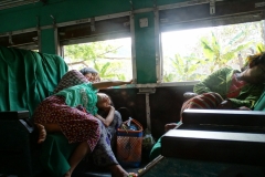 On the train to Naba, Myanmar