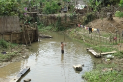 Near Lonton, Indawgyi Lake, Myanmar