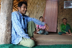 Villager's house near Indawgyi Lake, Myanmar